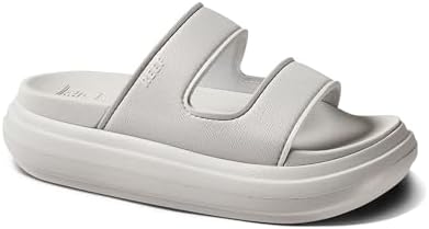 REEF Cushion Bondi 2 Bar Women's Slide Sandal, Lightweight and Supportive Footbed, Water Friendly Fog