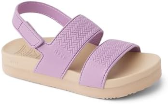 REEF Girls ToddlerLittle Kid Water Vista Platform Sandal, Water Friendly, Adjustable Strap Lavender
