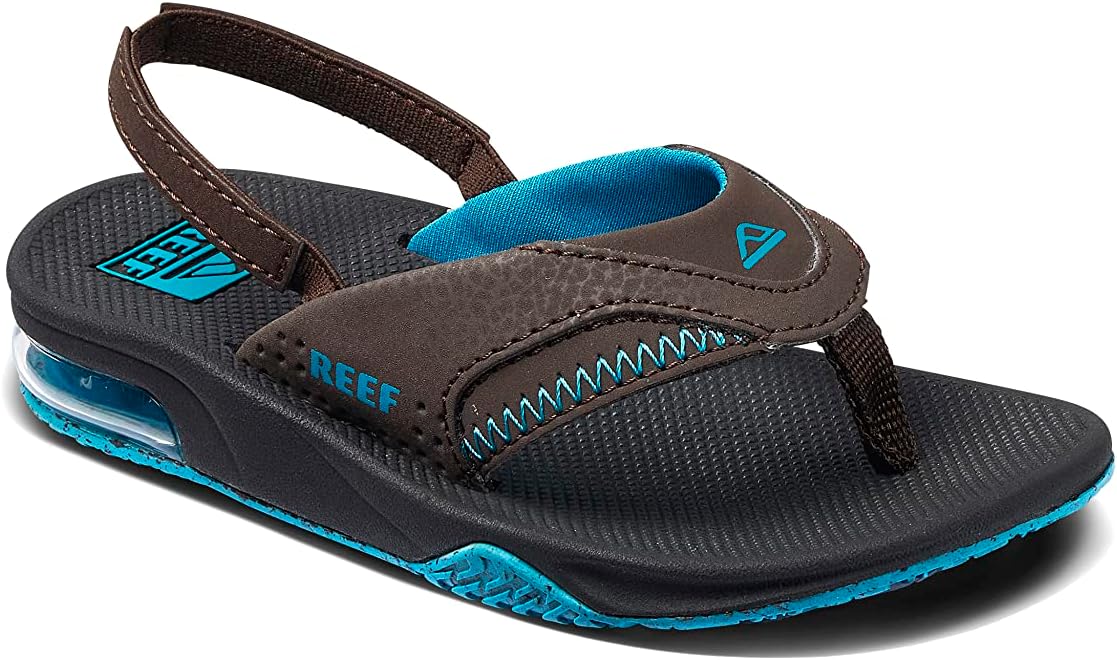 REEF Girls ToddlerLittle Kid Ahi Beach Flip Flop, Soft Cushion Footbed, Water Friendly Zebra