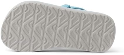 REEF Boys ToddlerLittle Kid Ahi Beach Flip Flop, Soft Cushion Footbed, Water Friendly Light Blue Palm