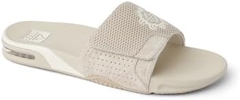 REEF Mens Fanning Slide | Bottle Opener Sandal Taupe Sun