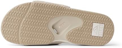 REEF Mens Fanning Slide | Bottle Opener Sandal Taupe Sun