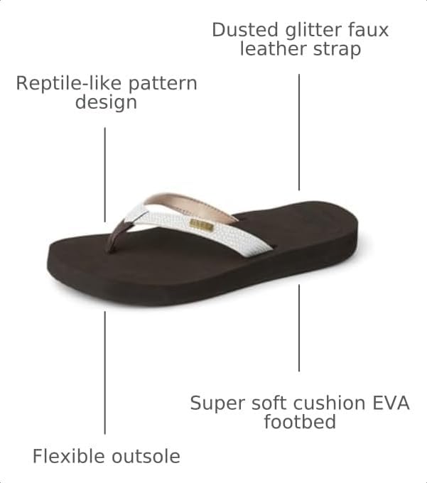 REEF Women's Star Cushion BrownWhite
