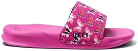 Reef Girls Kids One Slide Sandal Orchid Butterfly
