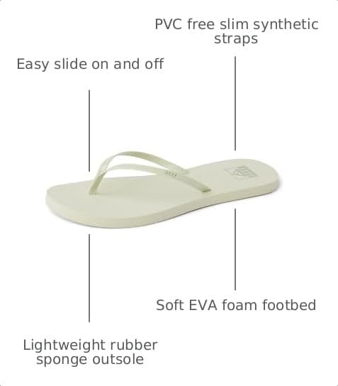 REEF Womens Bliss Nights Flip Flop Aloe Wash