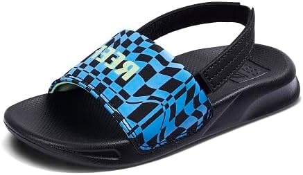 Reef Kids Little One Slide (InfantToddlerLittle Kid) Swell Checkers