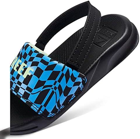 Reef Kids Little One Slide (InfantToddlerLittle Kid) Swell Checkers