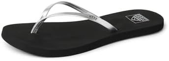 REEF Womens Bliss Nights Flip Flop SilverBlack