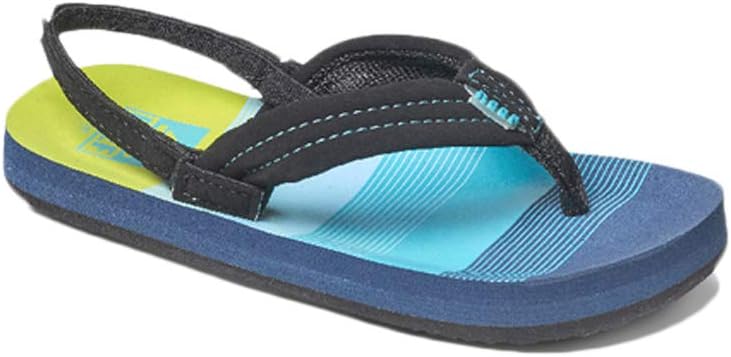 REEF Boys ToddlerLittle Kid Ahi Beach Flip Flop, Soft Cushion Footbed, Water Friendly AquaGreen