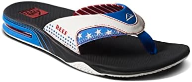 REEF Mens Sandals, Fanning 1776 Black