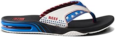 REEF Mens Sandals, Fanning 1776 Black