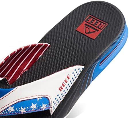REEF Mens Sandals, Fanning 1776 Black