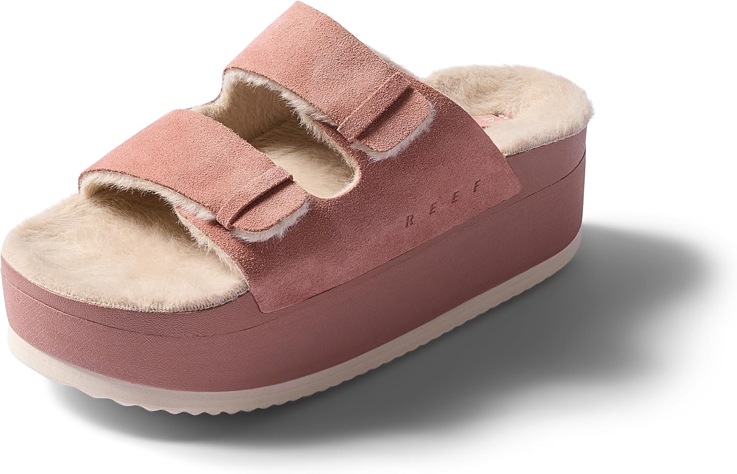 REEF Women's Ojai Ciara Platform Slides Cork