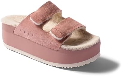 REEF Women's Ojai Ciara Platform Slides Cork