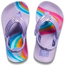 REEF Girls ToddlerLittle Kid Ahi Beach Flip Flop, Soft Cushion Footbed, Water Friendly Candyland