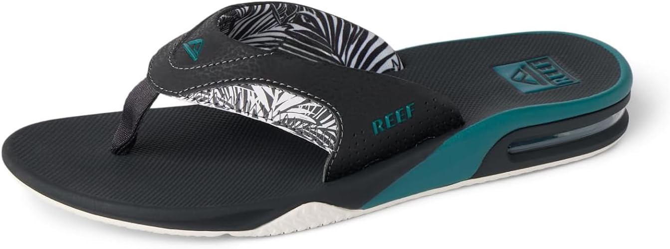 REEF Mens Sandals, Fanning GreyPalmSpruce