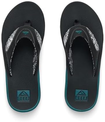 REEF Mens Sandals, Fanning GreyPalmSpruce