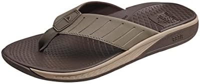 REEF Men's Deckhand Water Friendly Flip Flops Java
