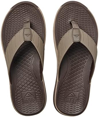 REEF Men's Deckhand Water Friendly Flip Flops Java
