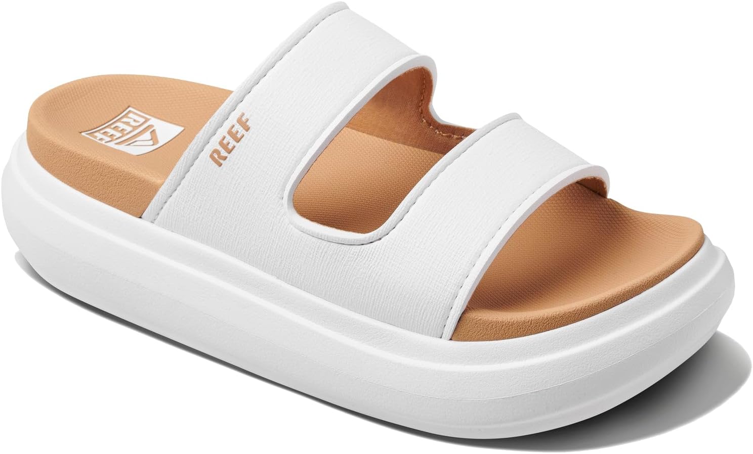 REEF Cushion Bondi 2 Bar Women's Slide Sandal, Lightweight and Supportive Footbed, Water Friendly Cloud