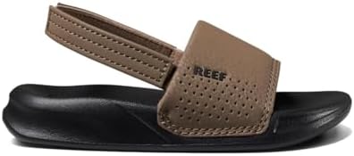 Reef Kids Little One Slide (InfantToddlerLittle Kid) Black-tan