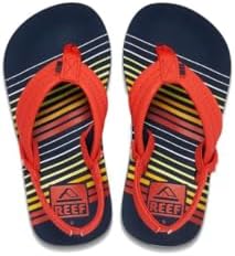 REEF Boys ToddlerLittle Kid Ahi Beach Flip Flop, Soft Cushion Footbed, Water Friendly Sunset 45