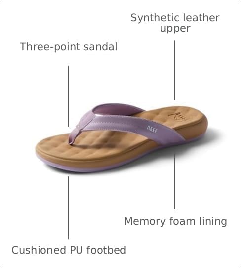 REEF Womens Sandals, Cushion Melody Lavender