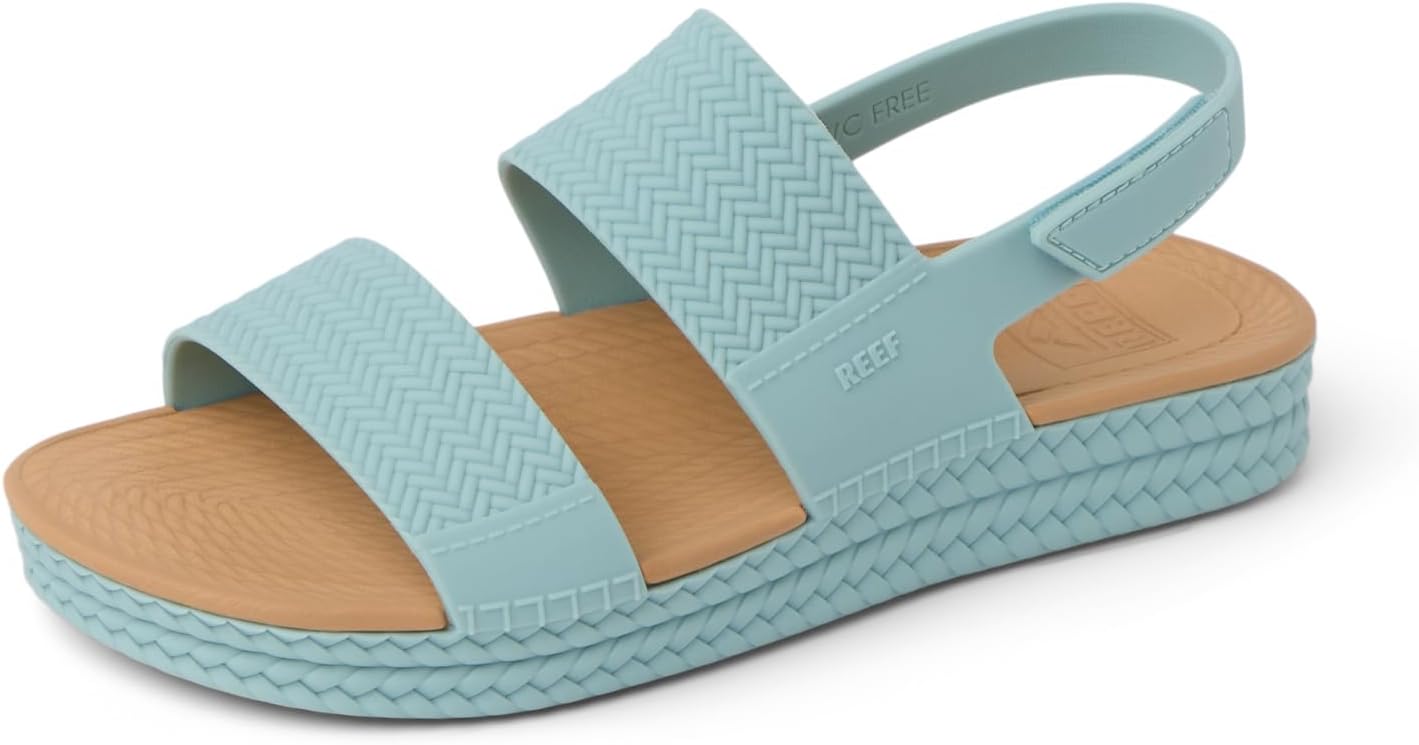 REEF Womens Sandals, Water Vista Blue HazeTan
