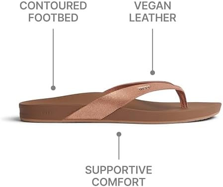 REEF Cushion Court Womens Sandal Rose Gold