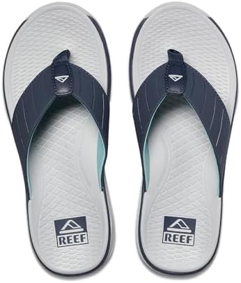 REEF Men's Deckhand Water Friendly Flip Flops Blue Nights