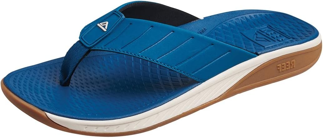 REEF Men's Deckhand Water Friendly Flip Flops Ocean Depths
