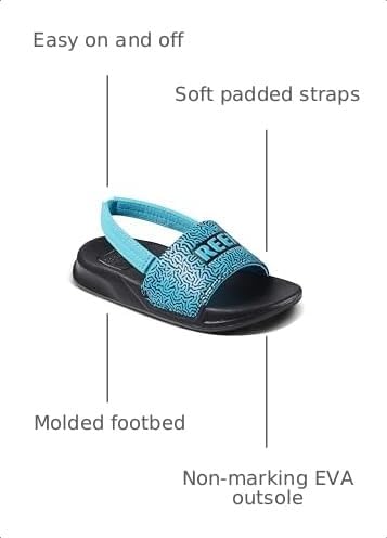 Reef Kids Little One Slide (InfantToddlerLittle Kid) Blue Coral