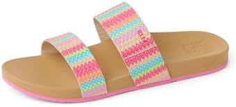 REEF Cushion Vista (Big Kid) PinkMulti Raffia