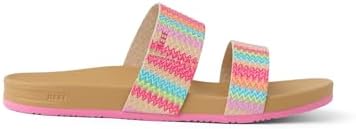 REEF Cushion Vista (Big Kid) PinkMulti Raffia