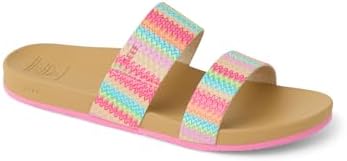 REEF Cushion Vista (Big Kid) PinkMulti Raffia