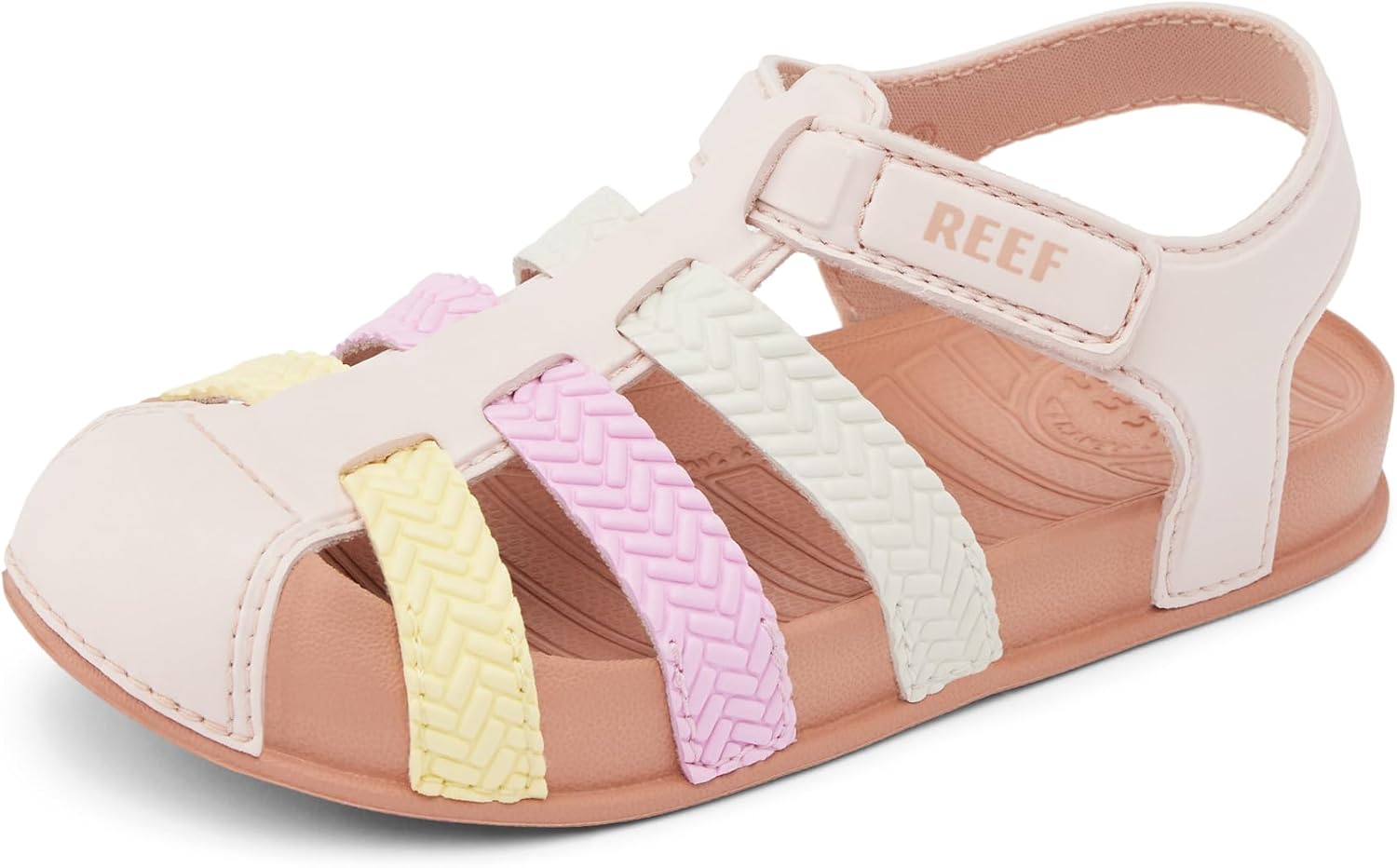 REEF Kids' Water Beachy Fisherman Sandals Cork Multi
