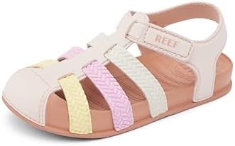 REEF Kids' Water Beachy Fisherman Sandals Cork Multi