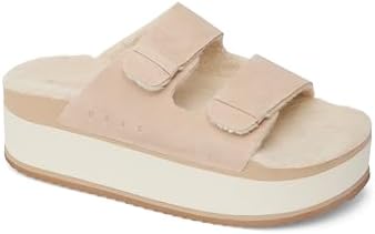 REEF Women's Ojai Ciara Platform Slides Tan