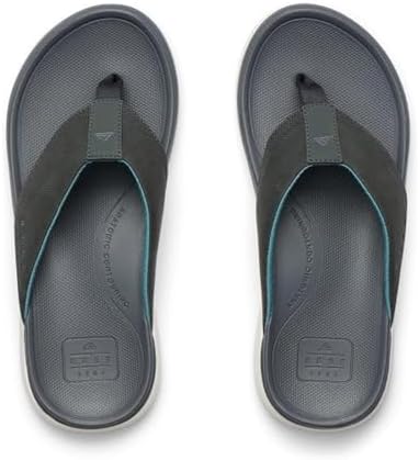 Reef Men's Cushion Norte Flip Flop Sandal Grey-blue-off White