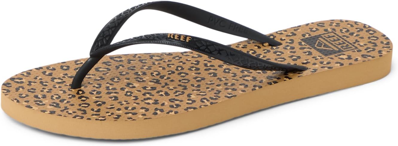 REEF Seaside Prints LeopardBlack