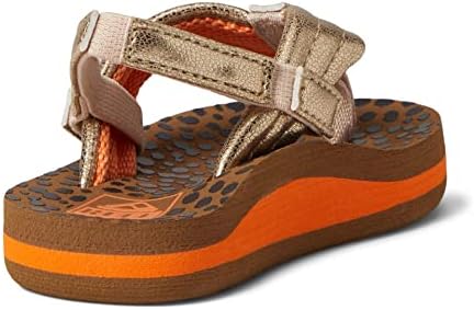 REEF Girls ToddlerLittle Kid Ahi Beach Flip Flop, Soft Cushion Footbed, Water Friendly Wild