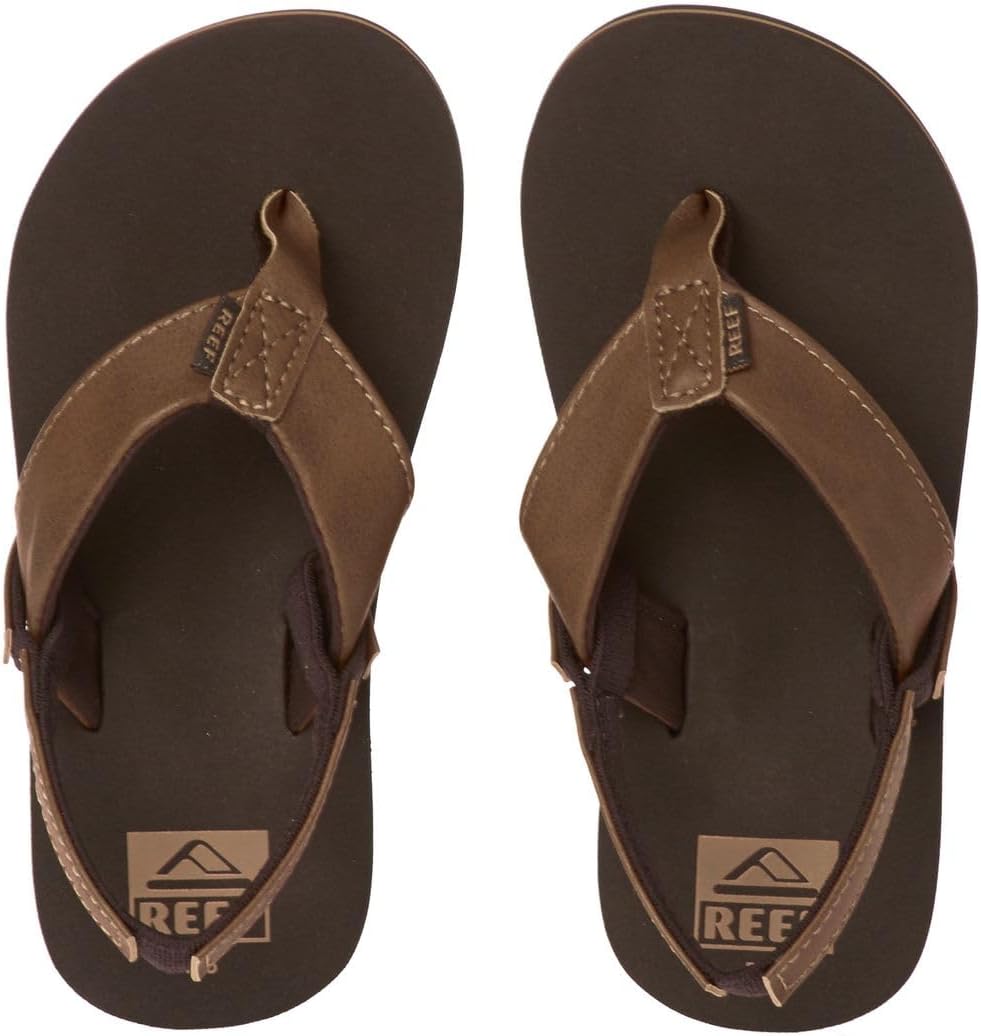 REEF Little Twinpin Boys Sandal Brown
