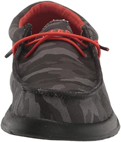 REEF Boys Cushion Coast Shoe Black CamoRed
