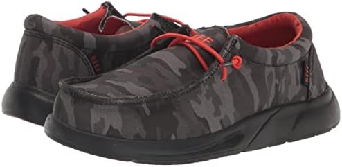 REEF Boys Cushion Coast Shoe Black CamoRed