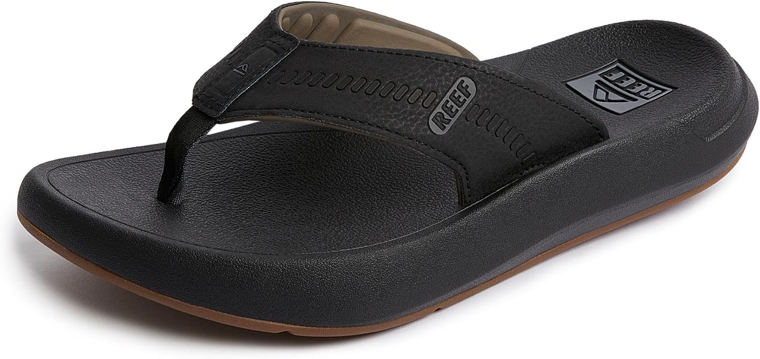 REEF Mens Sandals, Cruiser BlackGrey