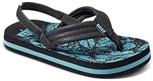 REEF Boys ToddlerLittle Kid Ahi Beach Flip Flop, Soft Cushion Footbed, Water Friendly Aquifer Palm