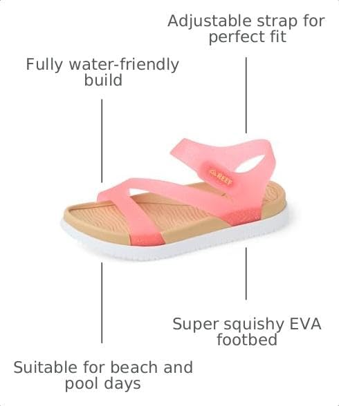 REEF Cali Coastin (Big Kid) Glitter Pink