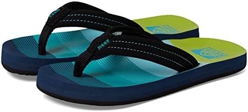 REEF Boys Kids Ahi Beach Flip Flop, Soft Cushion Footbed, Water Friendly AquaGreen