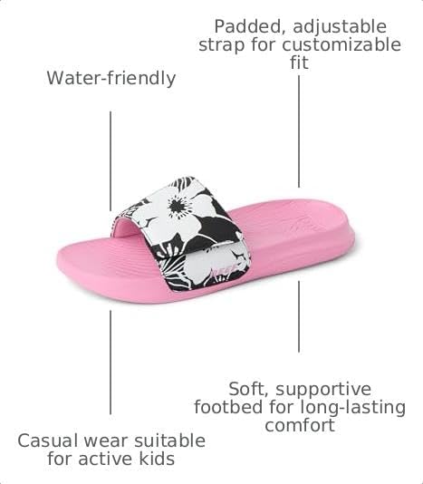 REEF unisex-child Casual BlackPink