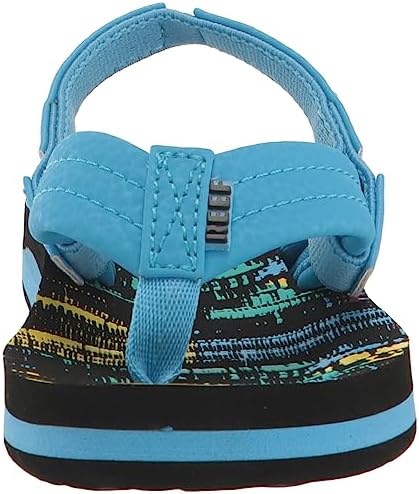 REEF Boys ToddlerLittle Kid Ahi Beach Flip Flop, Soft Cushion Footbed, Water Friendly 80's Tread